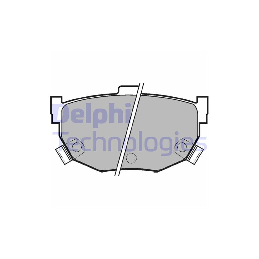 Delphi Lp1073 Brake Pad Set
