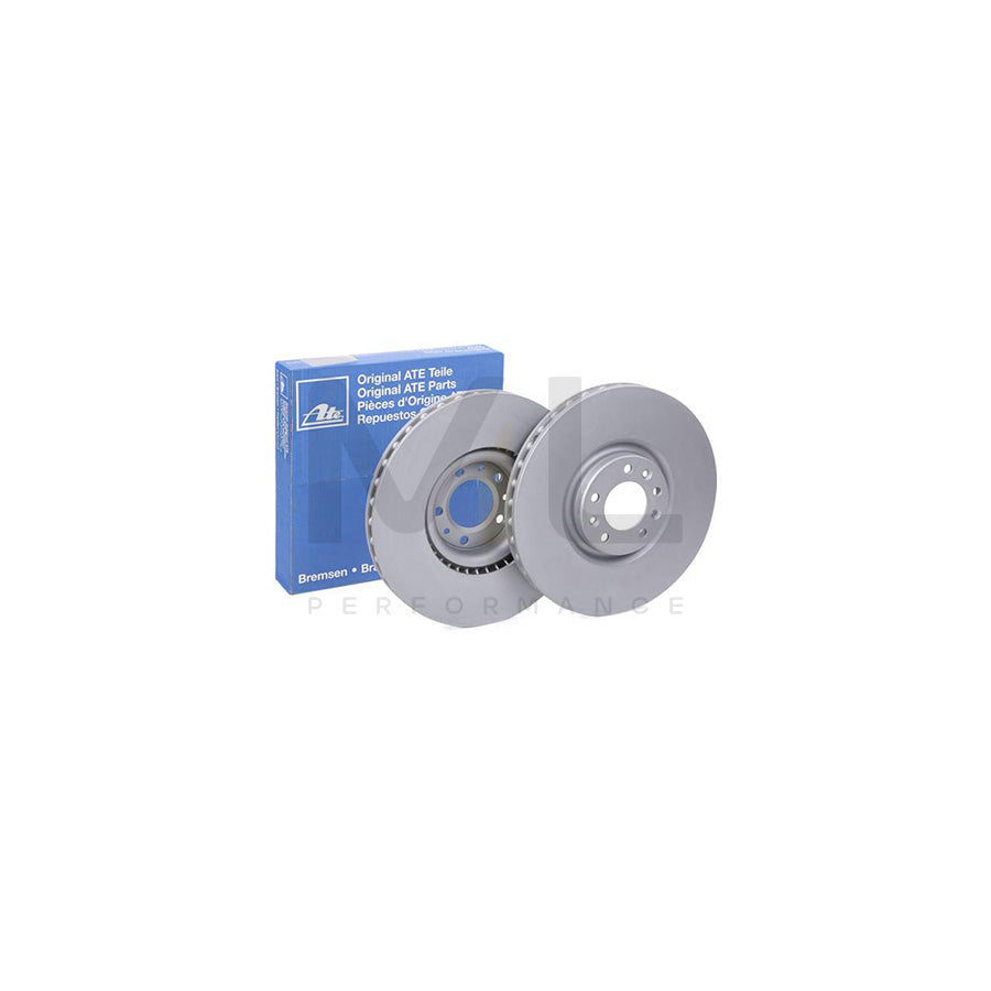 ATE 24.0130-0227.1 Brake Disc Vented, Coated, Alloyed / High-carbon, with bolts/screws  - 1 piece