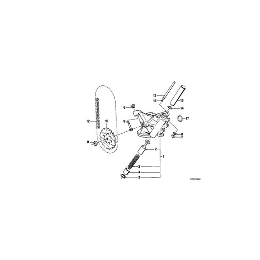 Genuine BMW 11411725447 E32 E31 Piston (Inc. 850Ci, 750i & 750iLS) | ML Performance US Car Parts