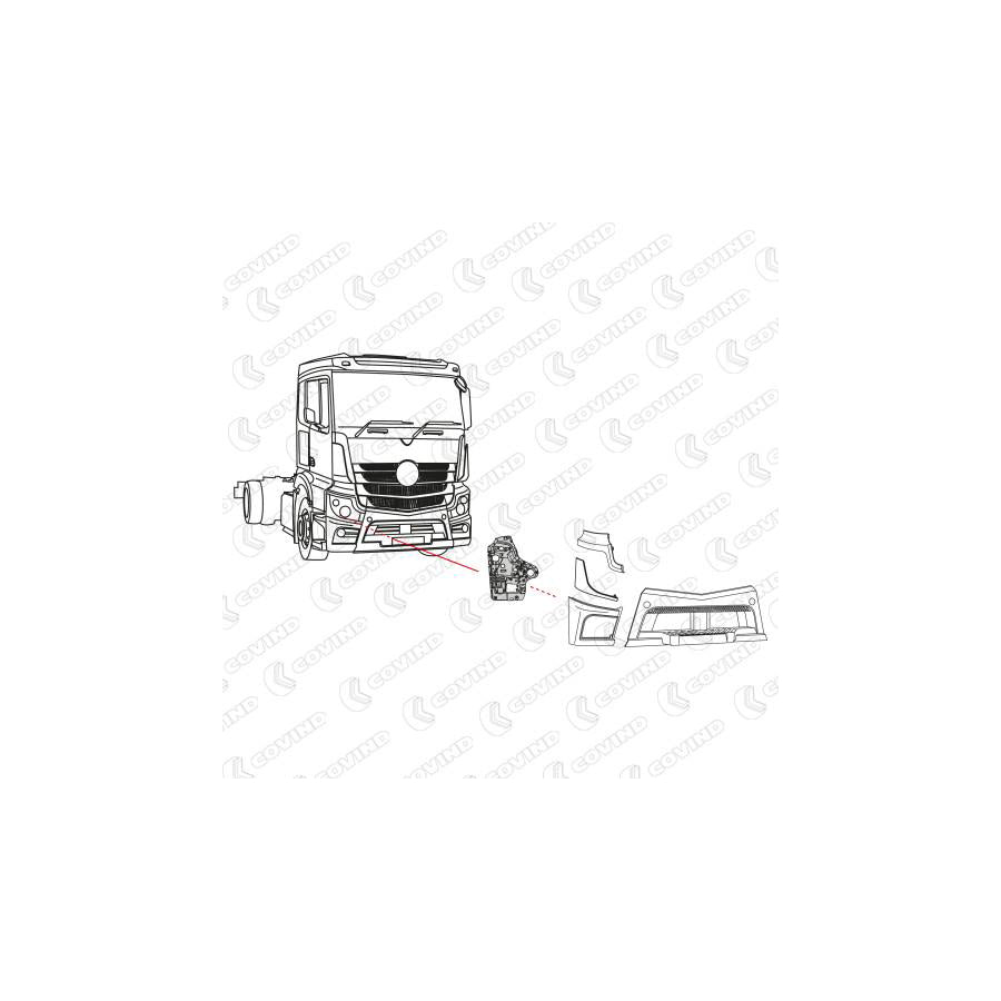 Covind 960/156 Base, Headlight
