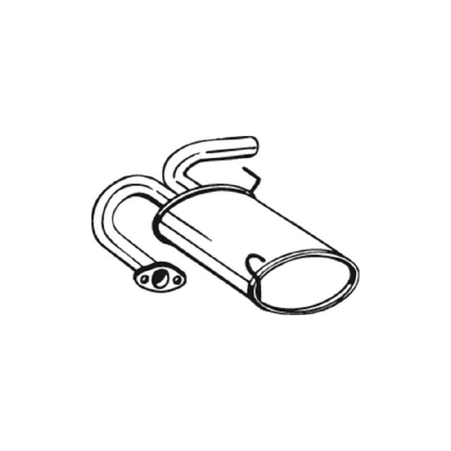 Bosal 141-143 Rear Silencer for Daewoo Nubira