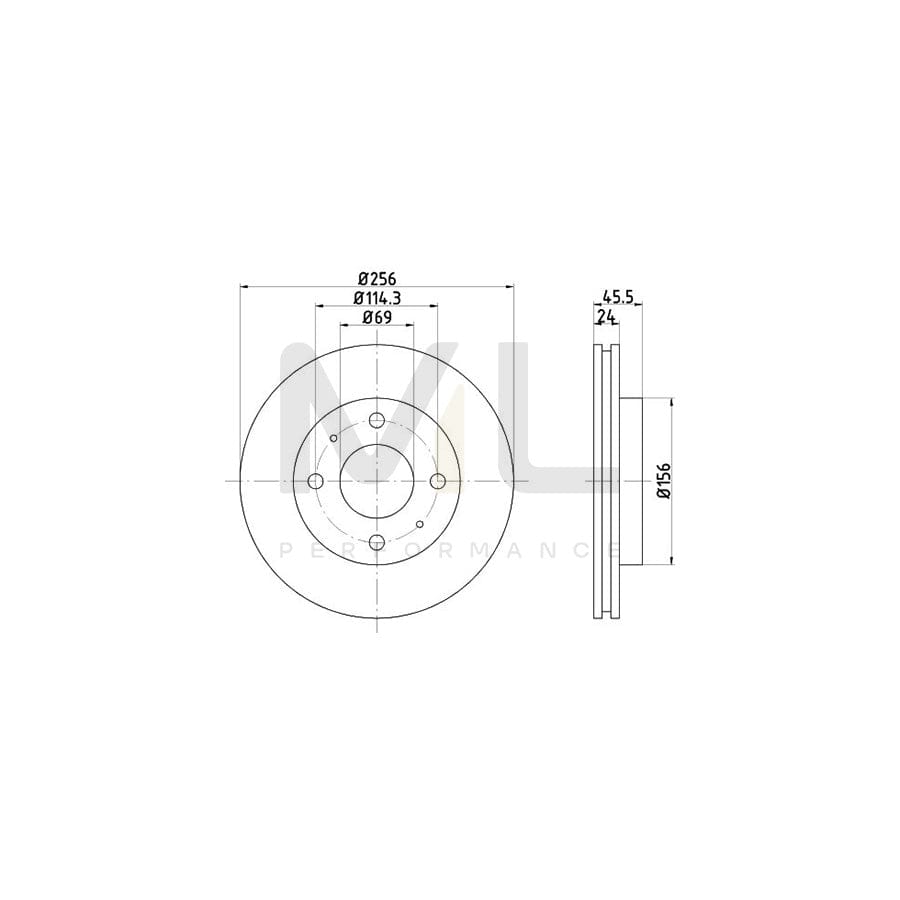 TEXTAR 92082900 Brake Disc Internally Vented, without wheel hub, without wheel studs | ML Performance Car Parts