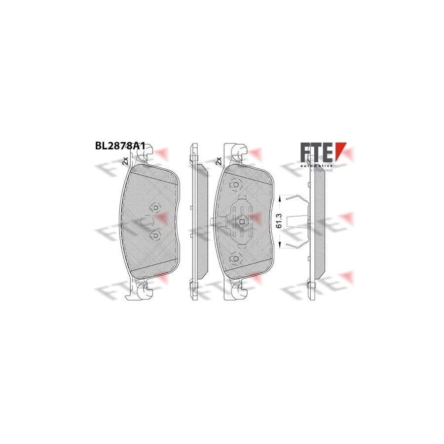 FTE 9011118 Brake Pad Set