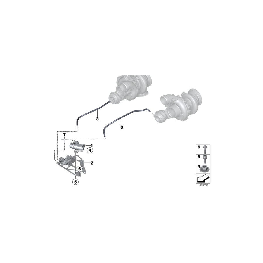 Genuine BMW 11438423889 Bracket, Electropn. Pressure Converter (Inc. M6 GT3) | ML Performance US Car Parts
