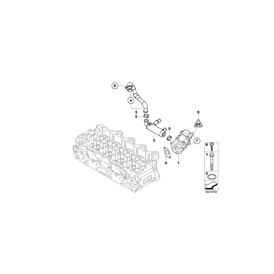 Genuine BMW 11717804952 R56 Hex Bolt M6X85 (Inc. Cooper D & One D) | ML Performance UK Car Parts