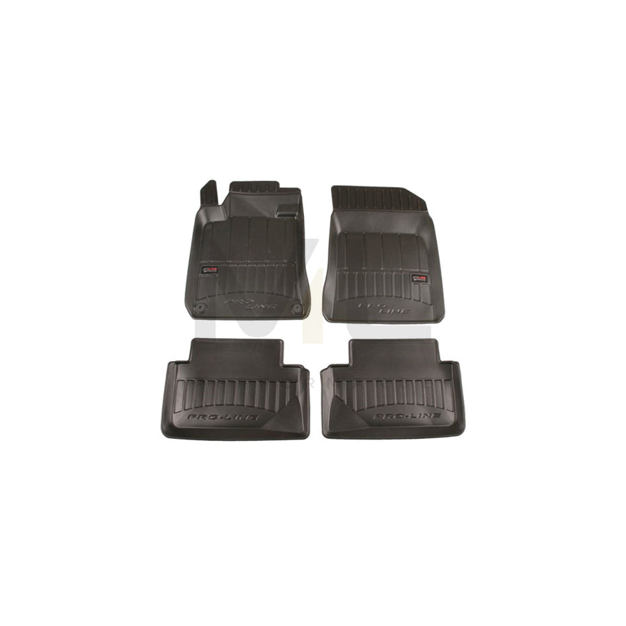 FROGUM Tailored 3D408098 Floor mat set for PEUGEOT 508 Elastomer, Front and Rear, Quantity: 4, Black, (LHD)