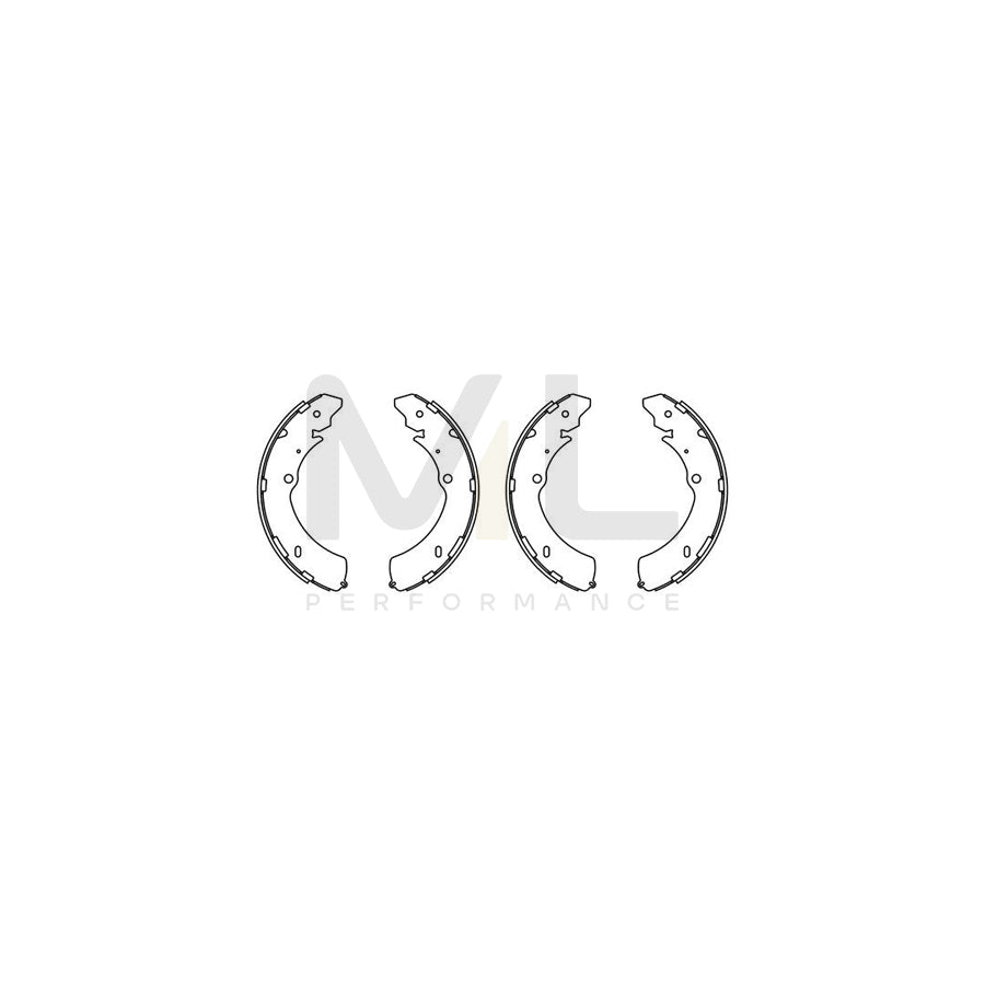 BOSCH F 026 008 020 Brake Shoe Set for ISUZU KB Pickup | ML Performance Car Parts