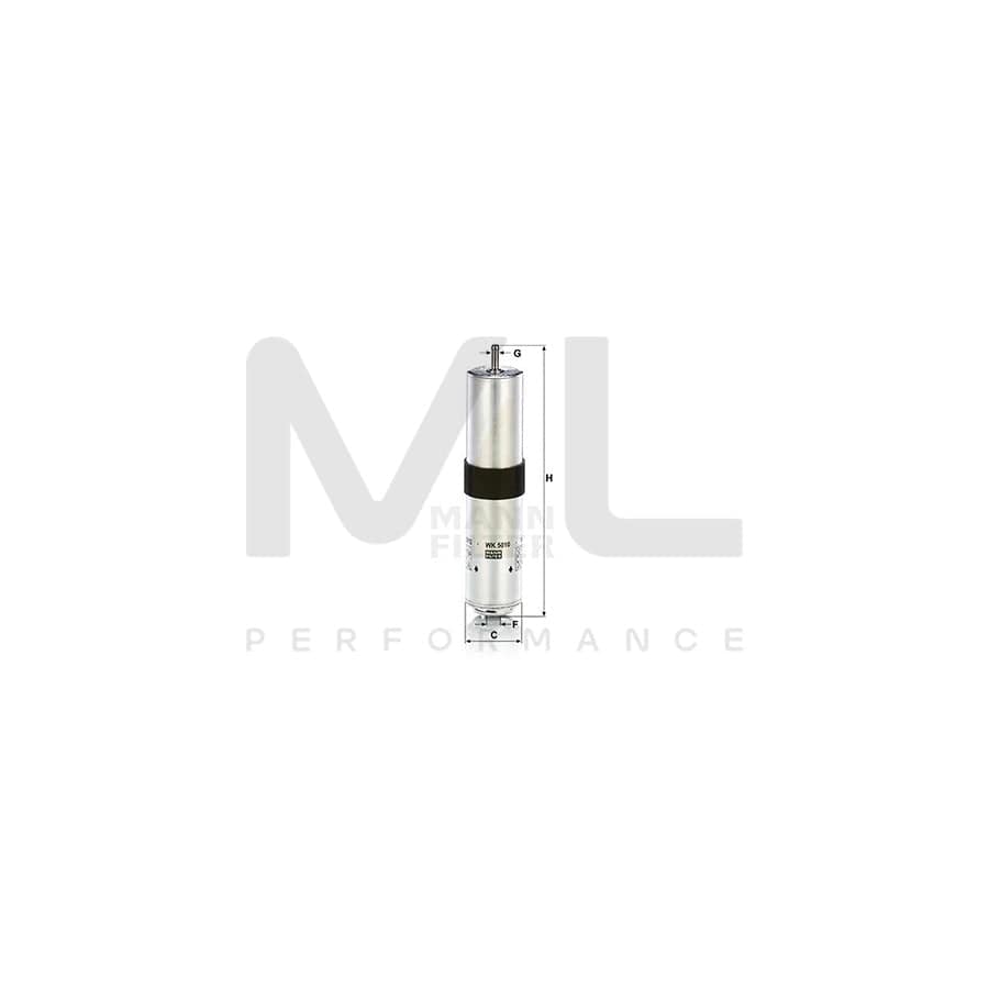 MANN-FILTER WK 5010 Fuel filter In-Line Filter