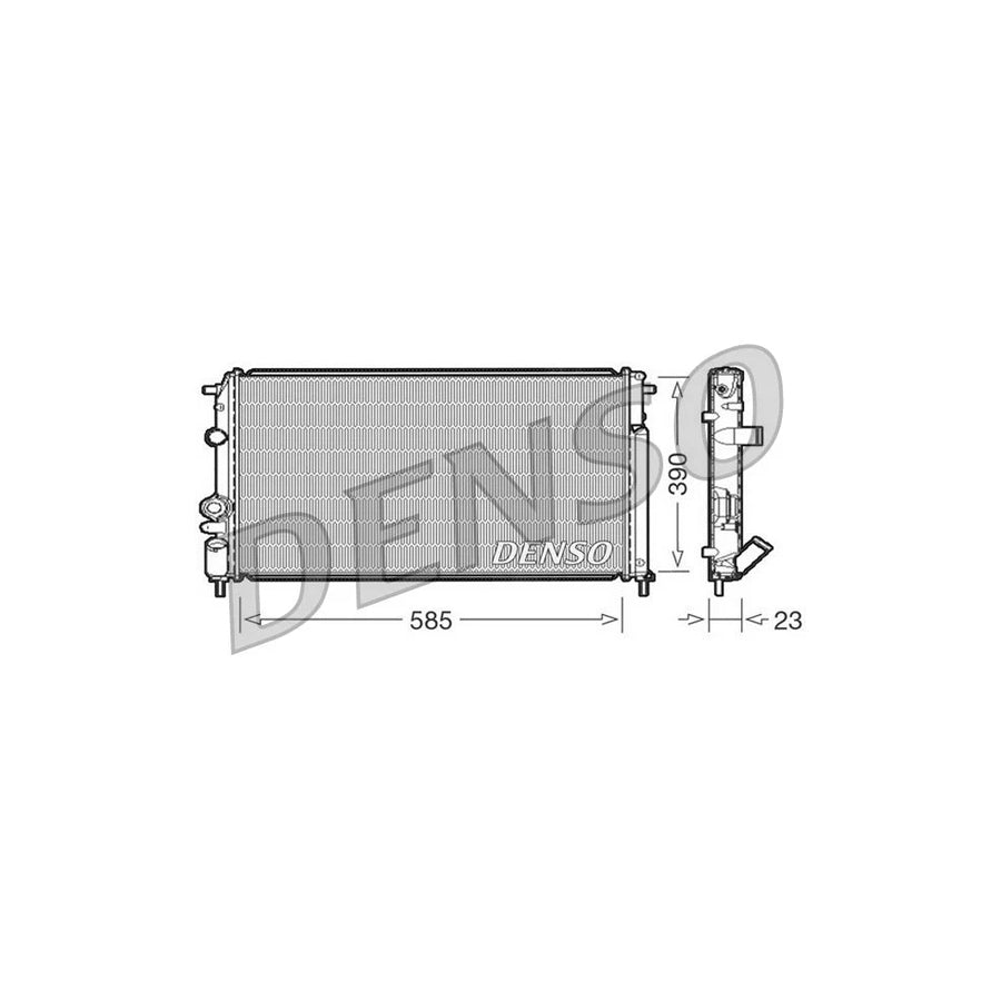 DENSO DRM23053 Engine Radiator
