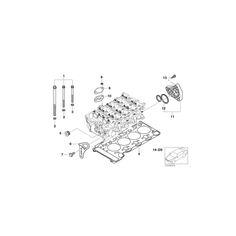Genuine BMW 11121709671 E91 E90 E83 Washer (Inc. 116i, Z4 2.0i & 118i) | ML Performance UK Car Parts