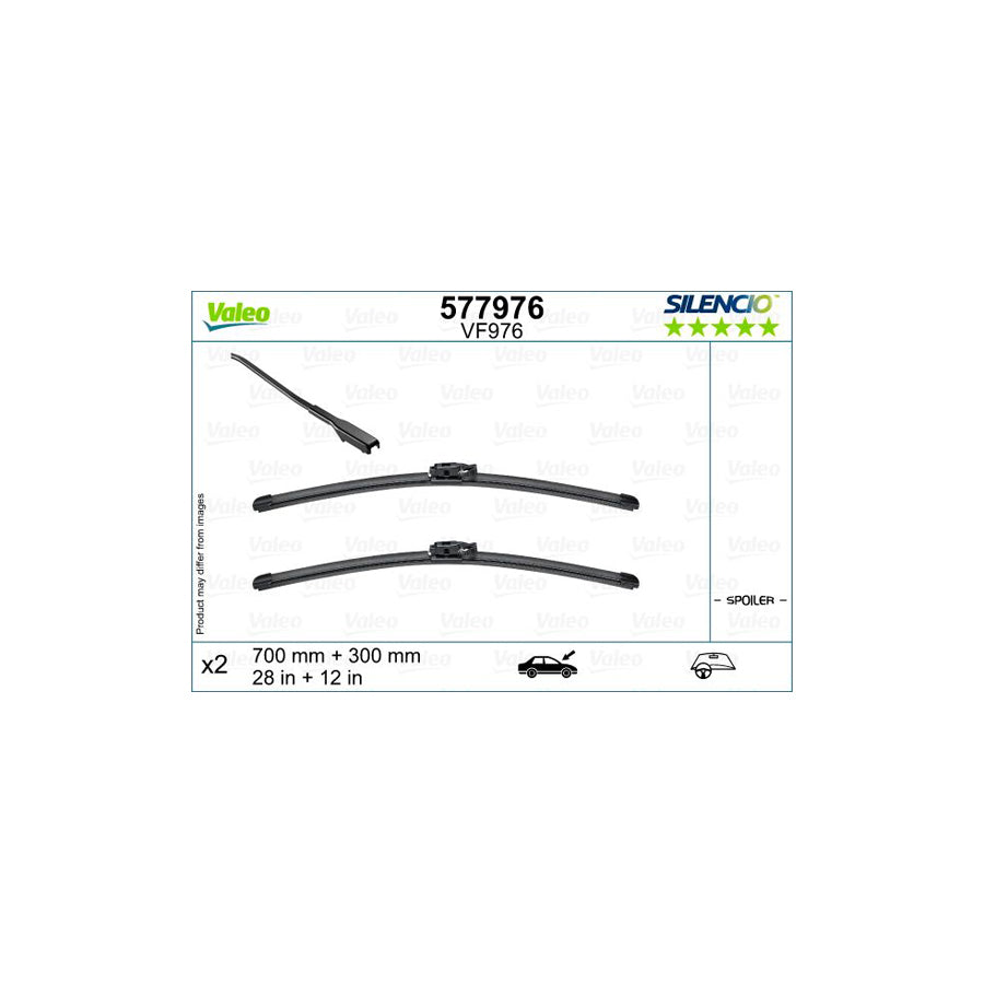 Valeo 577976 Wiper Blade For Renault Clio V Hatchback (Bf) | ML Performance US Car Parts
