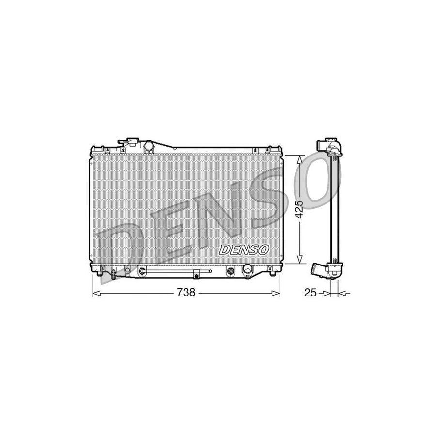 DENSO DRM51007 Engine Radiator