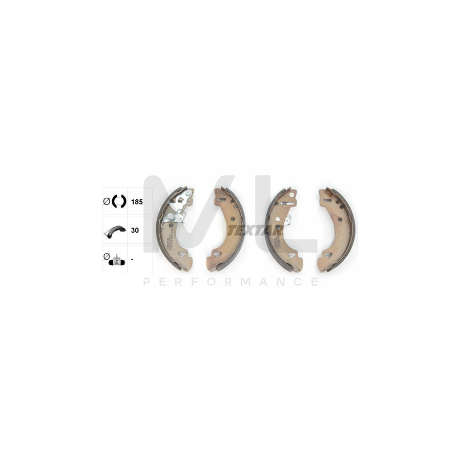 TEXTAR 91048400 Brake Shoe Set without handbrake lever | ML Performance Car Parts