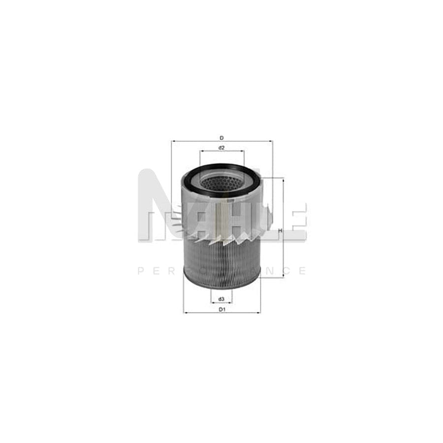 MAHLE ORIGINAL LX 878 Air Filter Filter Insert | ML Performance Car Parts