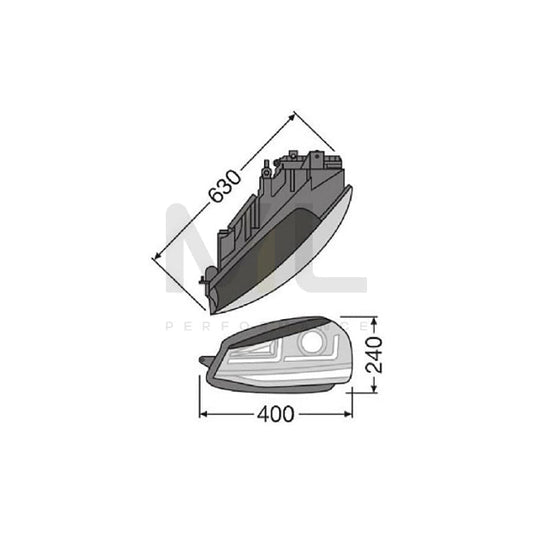 OSRAM LEDHL103-GTI Headlight Set for VW GOLF
