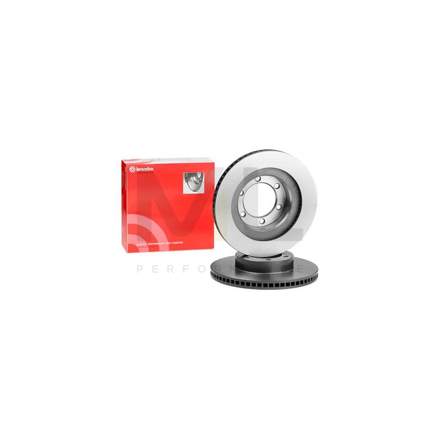 BREMBO COATED DISC LINE 09.A204.11 Brake Disc Internally Vented, Coated | ML Performance Car Parts