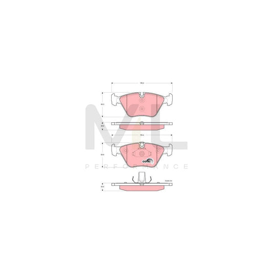 TRW Cotec Gdb1577 Brake Pad Set Prepared For Wear Indicator | ML Performance Car Parts