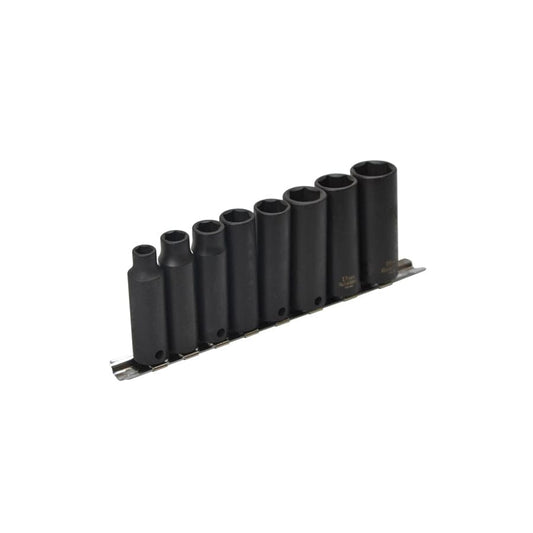 Teng TEN9386 3/8in Drive 9386 Deep Impact Socket Set, 8 Piece