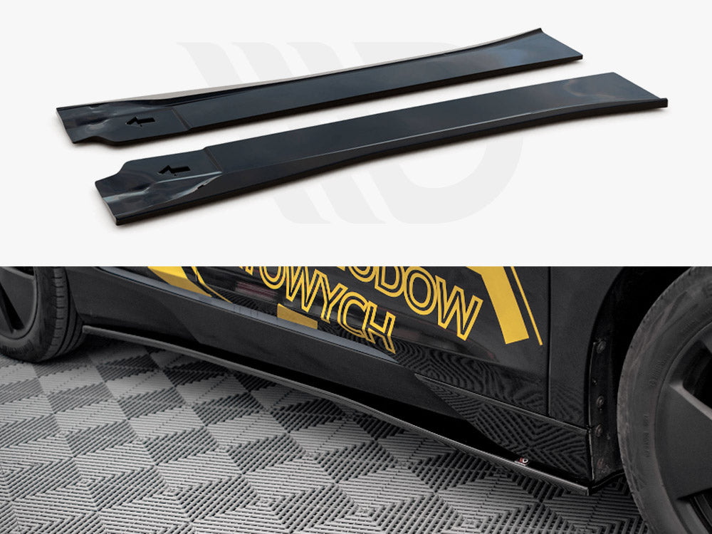 Maxton Design BM-I3-1-SD1T Side Skirts Diffusers BMW I3 MK1 Facelift (2017-2022) | ML Performance UK Car Parts