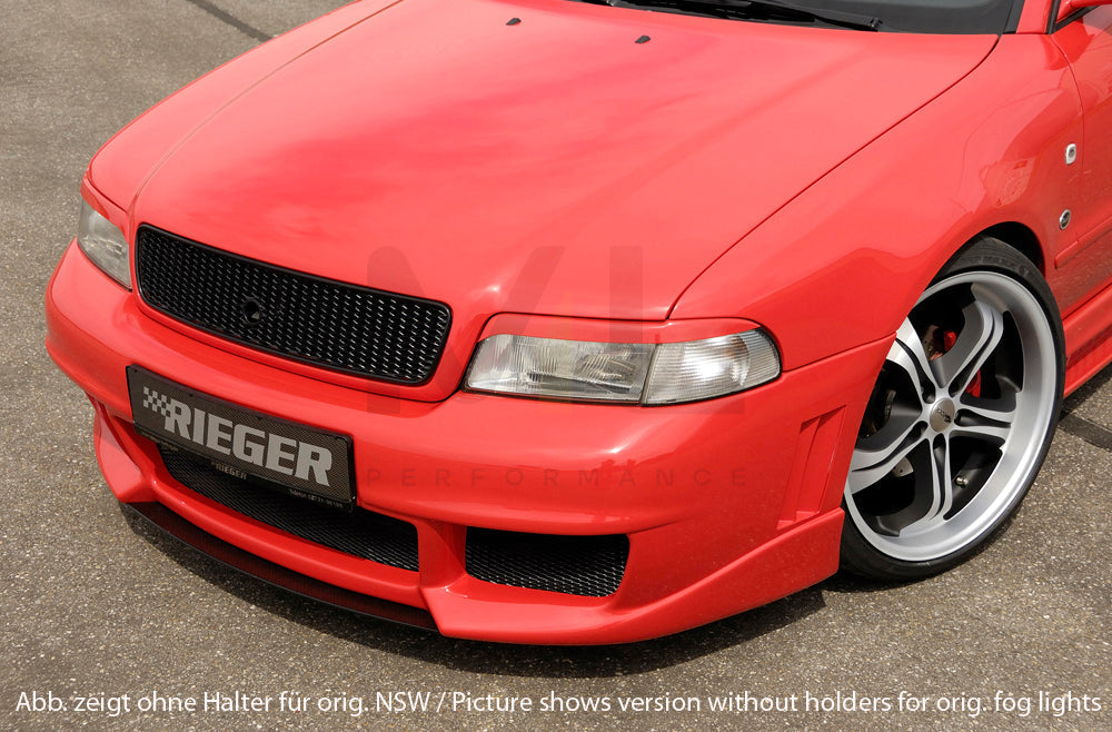 Rieger 00055072 Audi B5 A4 Front Bumper - RS4-Look 4 | ML Performance UK Car Parts