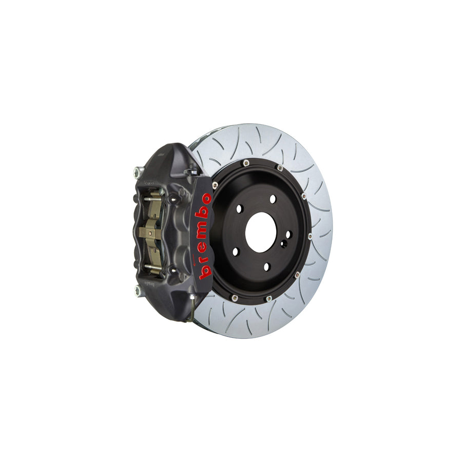 Brembo 2P3.8029AS Porsche Boxster Rear GT-S 4-Pistons Slotted Type-3 2-piece Big Brake Kit 345x28mm | ML Performance US Car Parts