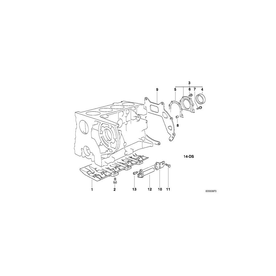 Genuine BMW 11112246703 E36 Gasket Set Engine Block Asbesto Free (Inc. 318tds) | ML Performance US Car Parts