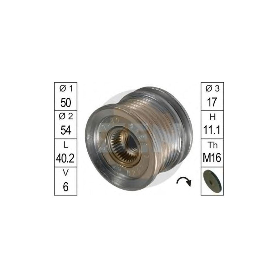 Era 219025 Alternator Freewheel Clutch