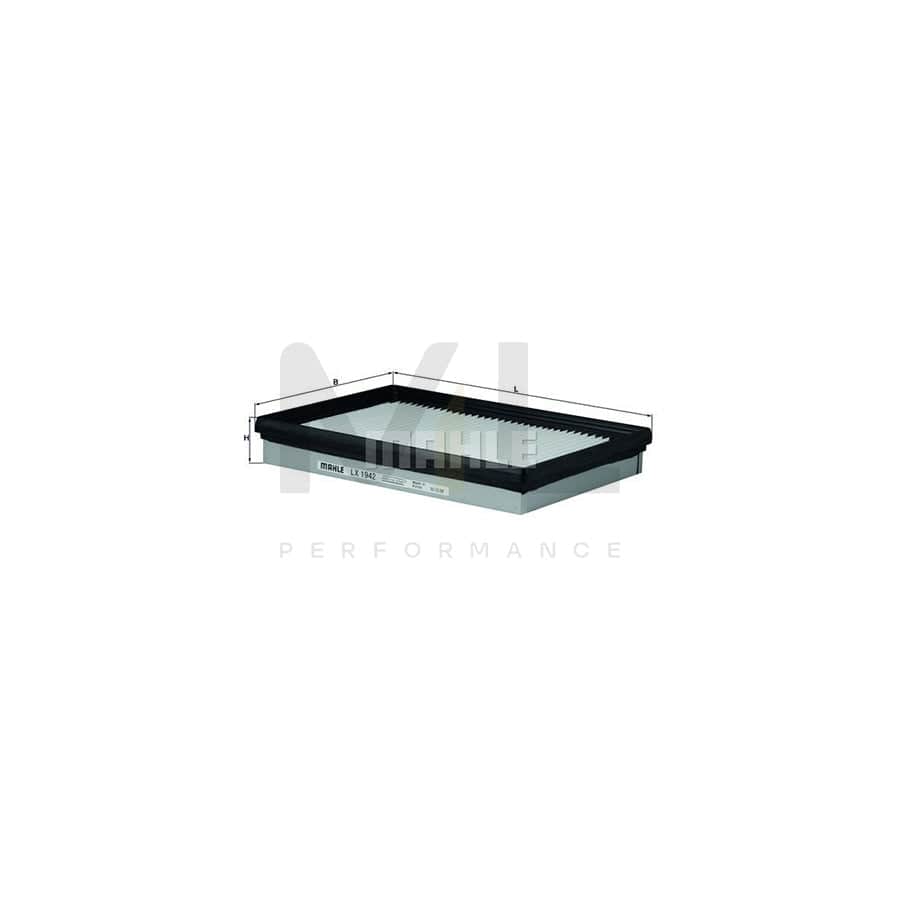 MAHLE ORIGINAL LX 1942 Air Filter for KIA SEDONA Filter Insert | ML Performance Car Parts