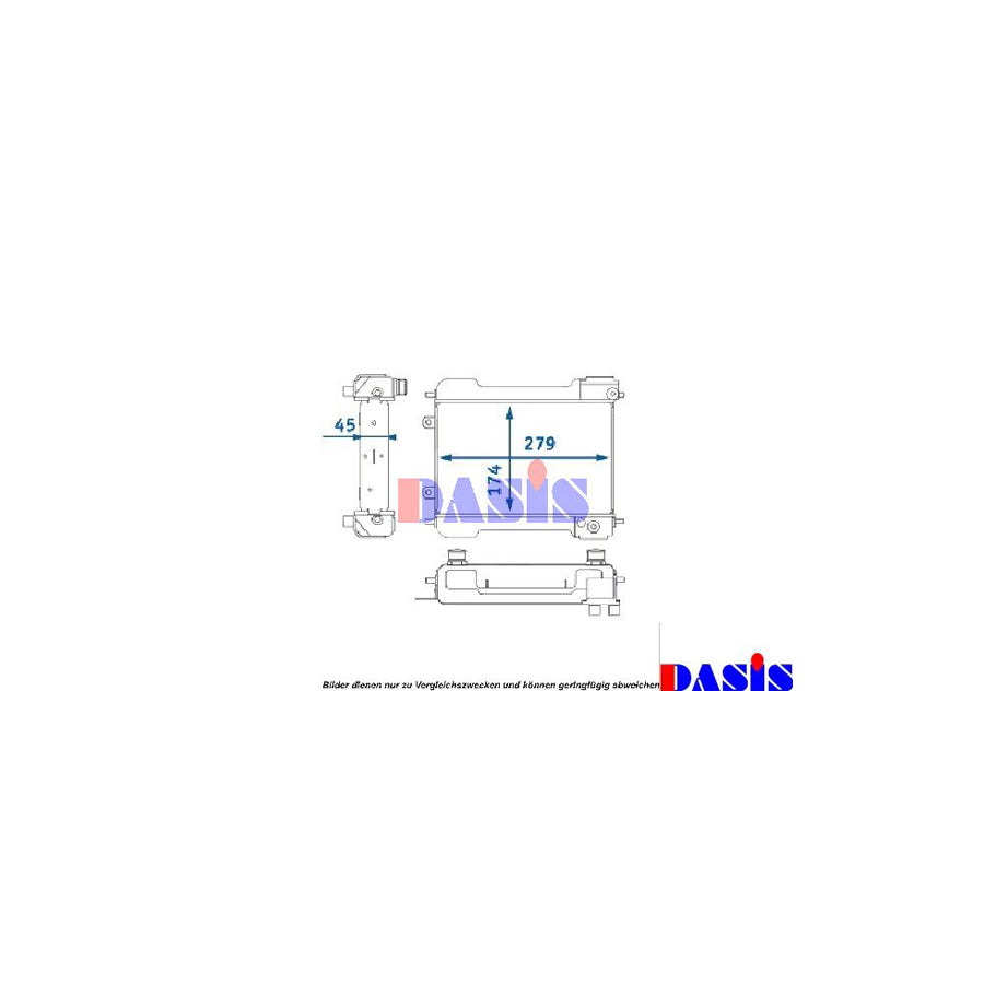 AKS Dasis 126130N Engine Oil Cooler Suitable for Mercedes-Benz G-Class