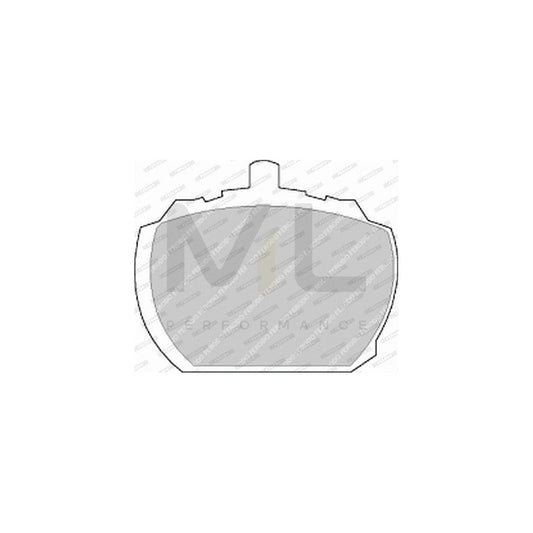 Ferodo Premier Eco Friction Fdb1054 Brake Pad Set Not Prepared For Wear Indicator, With Piston Clip, Without Accessories | ML Performance Car Parts