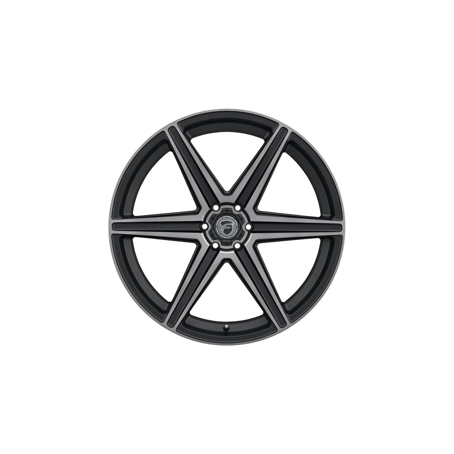 Forgestar F01240089P25 24x10 X6 Standard 6x135 ET25 BS6.5 Satin Black Machined - Double Dark Tint Truck & SUV Wheel