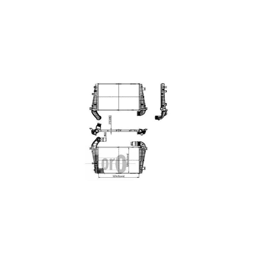 Abakus 0370180008 Intercooler