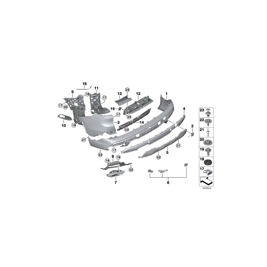 Genuine BMW 51128737582 G05 Absorber Funnel, Right (Inc. X5 30dX, X5 40i & X5 45eX) | ML Performance US