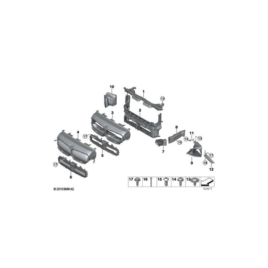Genuine BMW 51747474675 F44 Air Duct, Brake, Left (Inc. 220d & 228iX) | ML Performance US Car Parts