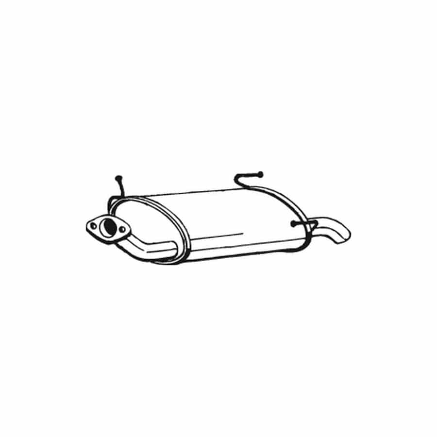 Bosal 145-131 Rear Silencer for Nissan Primera