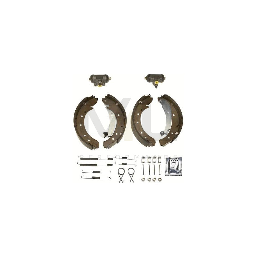 TRW BK1221 Brake Shoe Set with wheel brake cylinder, Brake Kit | ML Performance Car Parts