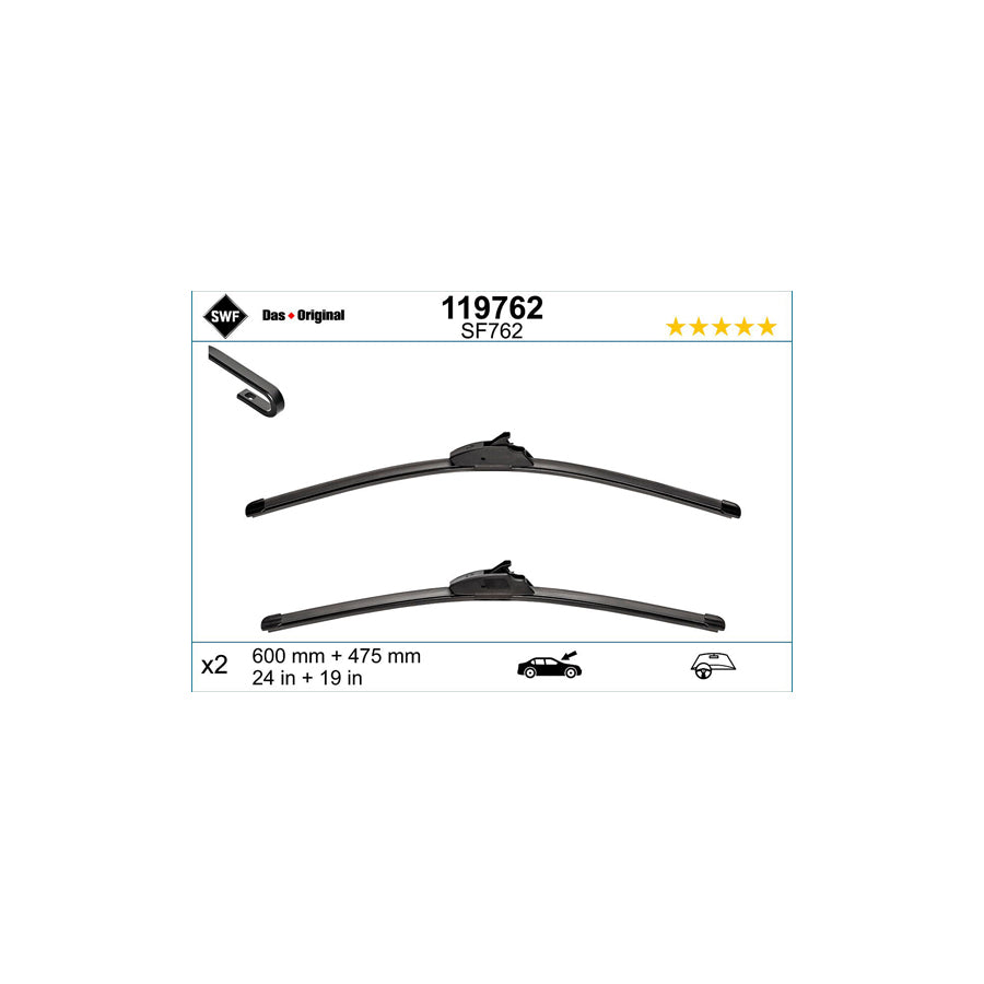 Swf Visioflex 119762 Wiper Blade | ML Performance US Car Parts