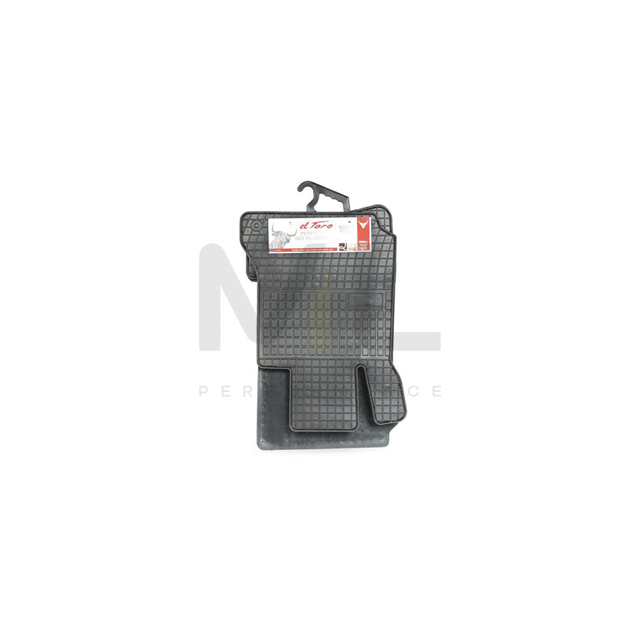 FROGUM Tailored 546030 Floor mat set suitable for MERCEDES-BENZ C-Class Elastomer, Front and Rear, Quantity: 4, Black, (LHD)