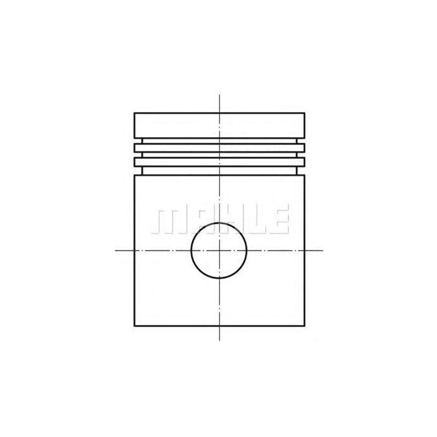 MAHLE ORIGINAL 029 67 00 Piston for VW LT 76,51 mm, with piston rings | ML Performance Car Parts
