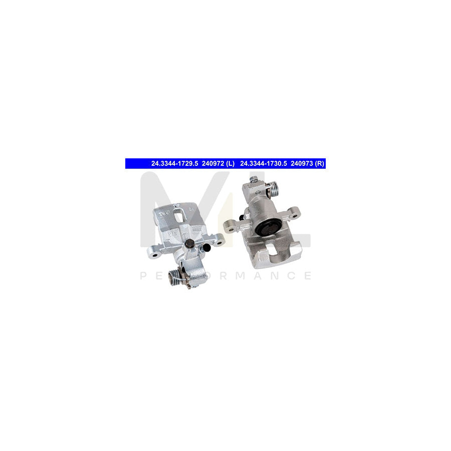 ATE 24.3344-1729.5 Brake Caliper for KIA Picanto I (SA) without holder