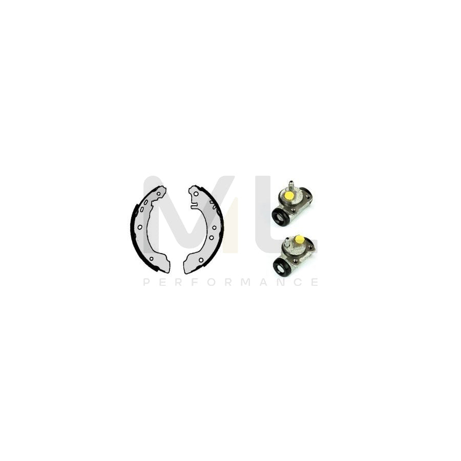 BREMBO STANDARD KIT H 56 006 Brake Shoe Set for NISSAN PRIMERA Ø: 203mm | ML Performance Car Parts