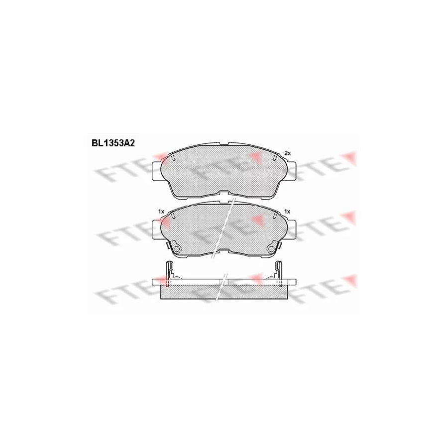 FTE 9010135 Brake Pad Set