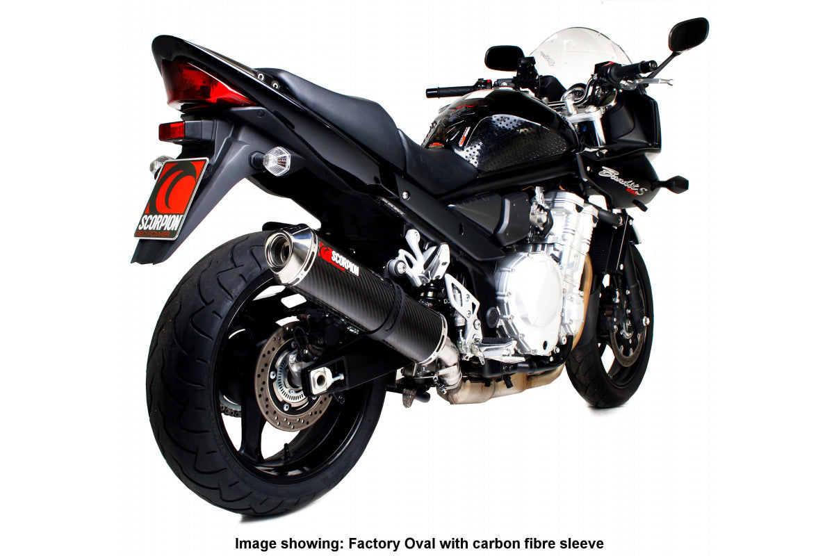 Scorpion ESI96SEM Suzuki GSF1250 Bandit Factory Round Slip-On - Polished Stainless Steel Sleeve | ML Performance US US
