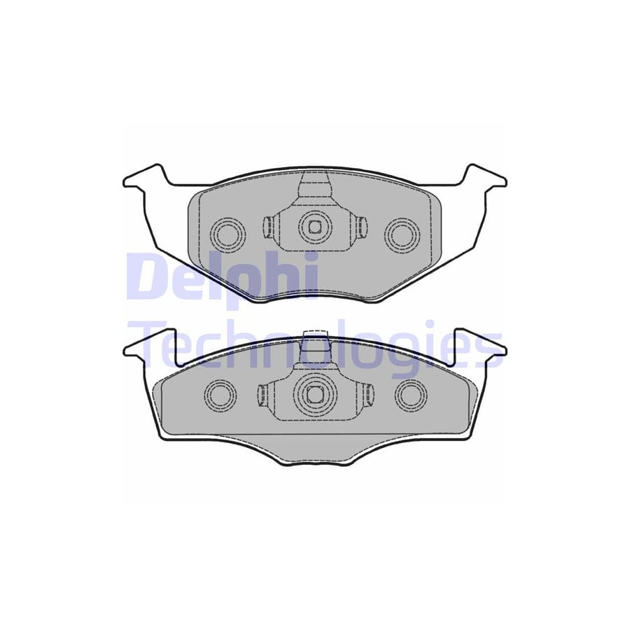 Delphi Lp1249 Brake Pad Set