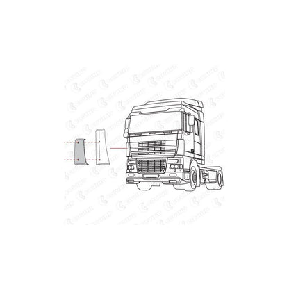 Covind Xf2/164 Air Deflector, Driver Cab
