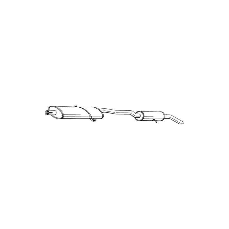 Bosal 286-143 Rear Silencer for Chrysler Voyager / Grand Voyager III (Gs)