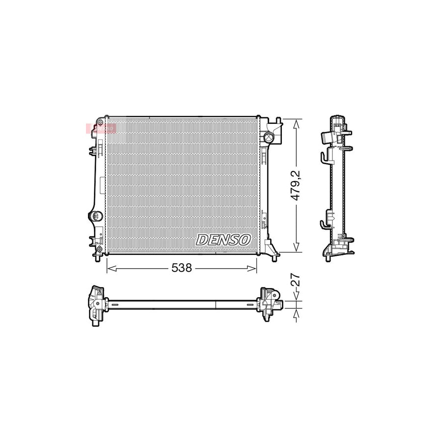 DENSO DRM46064 Engine Radiator