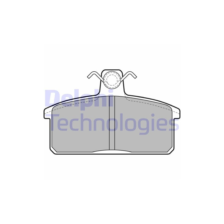 Delphi Lp1201 Brake Pad Set