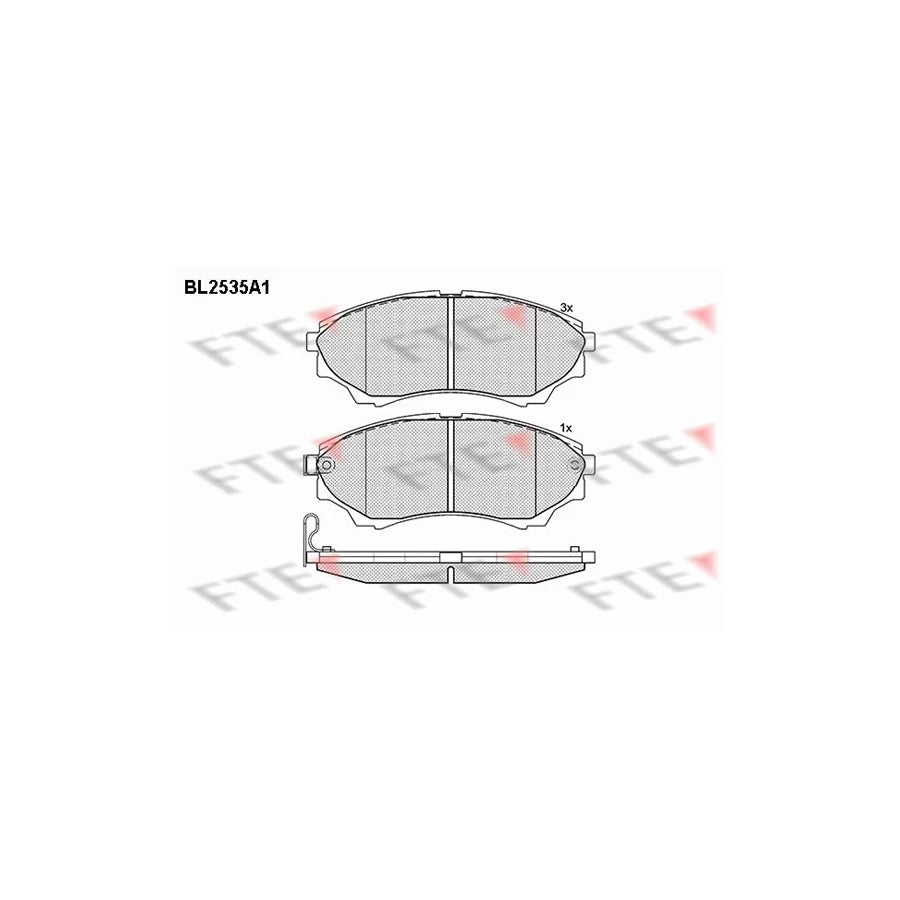 FTE Bl2535A1 Brake Pad Set