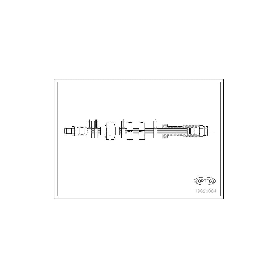 Corteco 19026084 Brake Hose